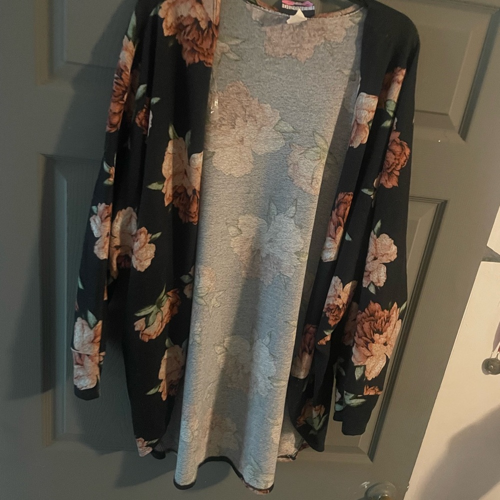 Floral Black Women's Sweater